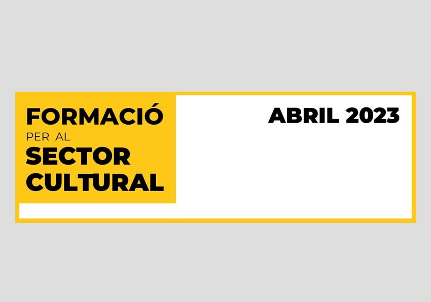 Logo del curso Formació per al Sector Cultural